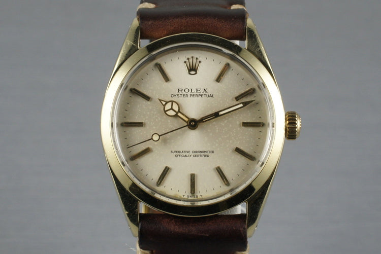 1967 Rolex Gold Shell Oyster Perpetual 1024