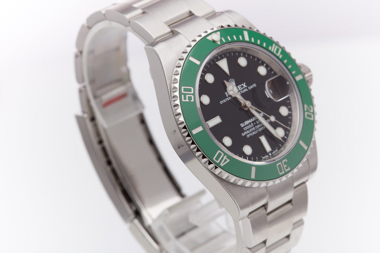 2021 Rolex Submariner 126610LV with Box, Booklets, Hangtags, & Card