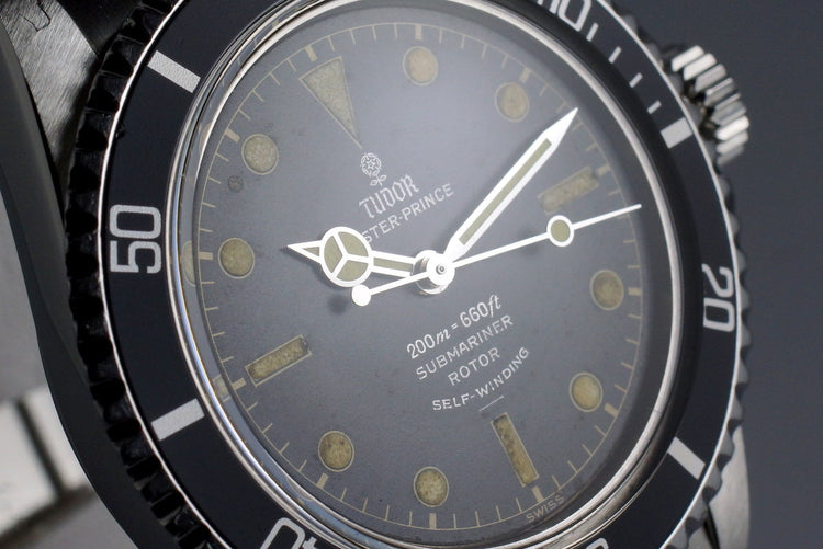 1963 Tudor Submariner 7928 PCG Gilt Chapter Ring Dial UNDERLINE