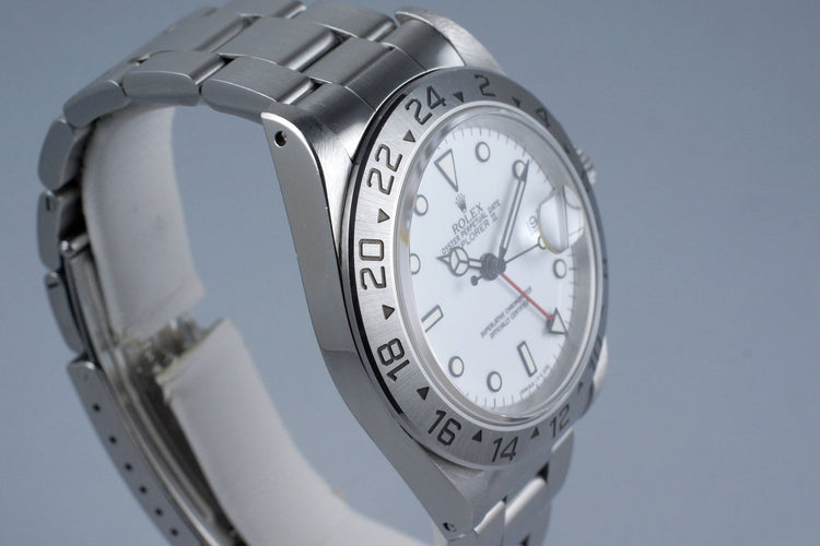 1994 Rolex Explorer II 16570 White Dial with Box and Papers