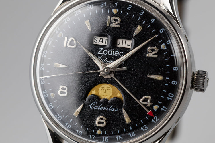 1950's Zodiac Triple Date Moonphase Automatic