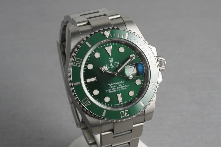 Ceramic Rolex GREEN Submariner 116610V