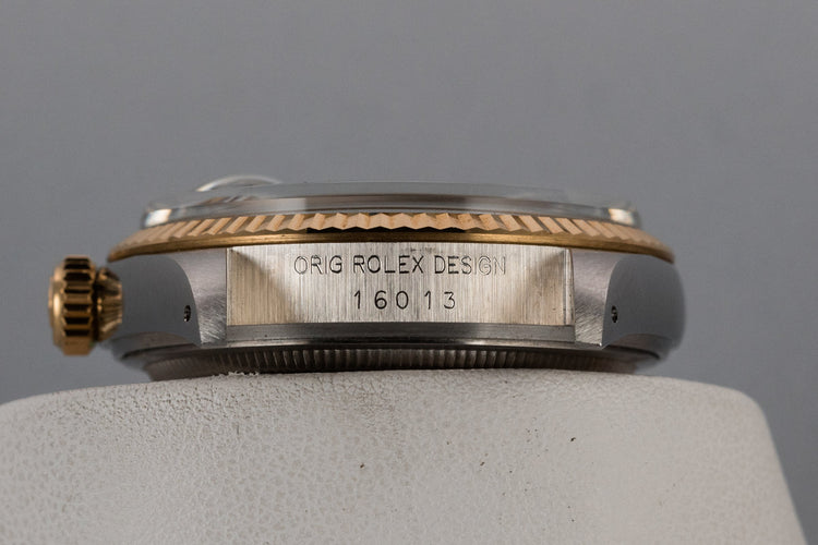 1985 Rolex Two-Tone DateJust 16013 Tropical Brown Dial with Box and Papers