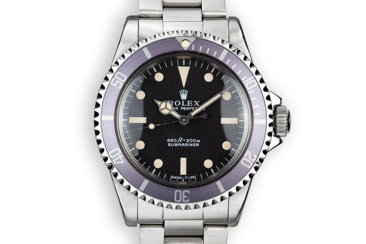 1971 Rolex Submariner 5513 Serif Dial