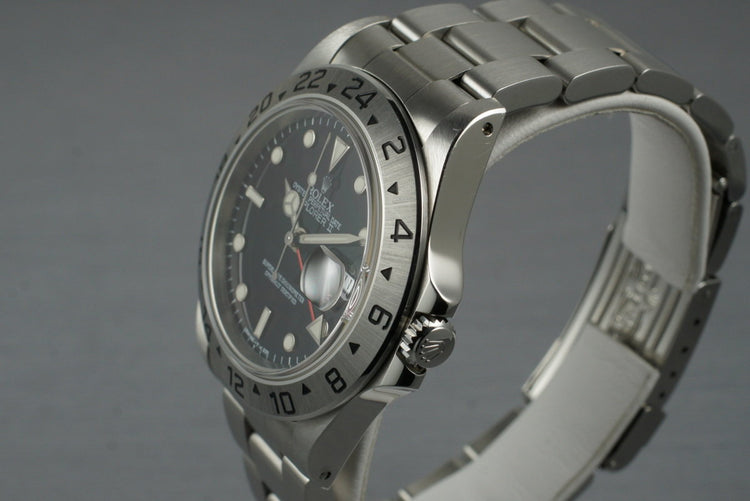 1997 Rolex Explorer II 16570 with Black Dial
