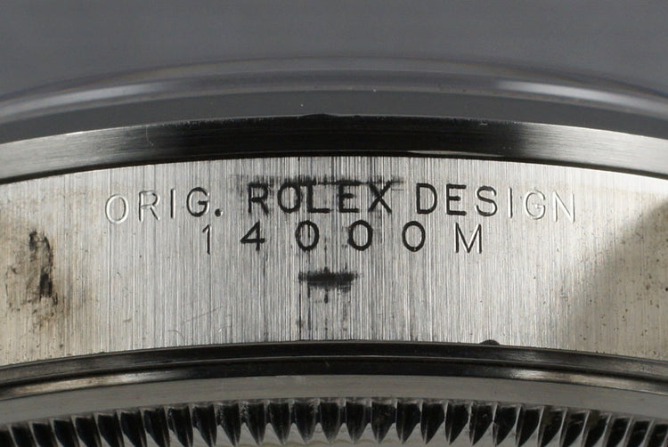 2000 Rolex Air-King 14000M with Black Dial