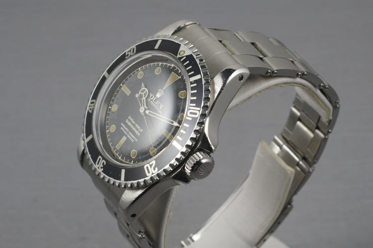 Rolex Submariner 5512 PCG with 4 line chapter ring exclamation dial