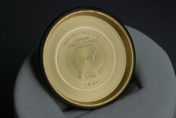 1969 Rolex YG Datejust 1601 with Linen Dial