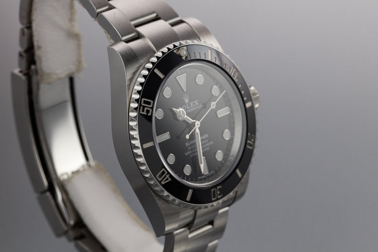 2018 Rolex Ceramic Submariner 114060 with Box and Papers