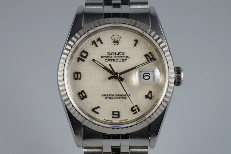 1995 Rolex DateJust 16234 with Cream Arabic Dial