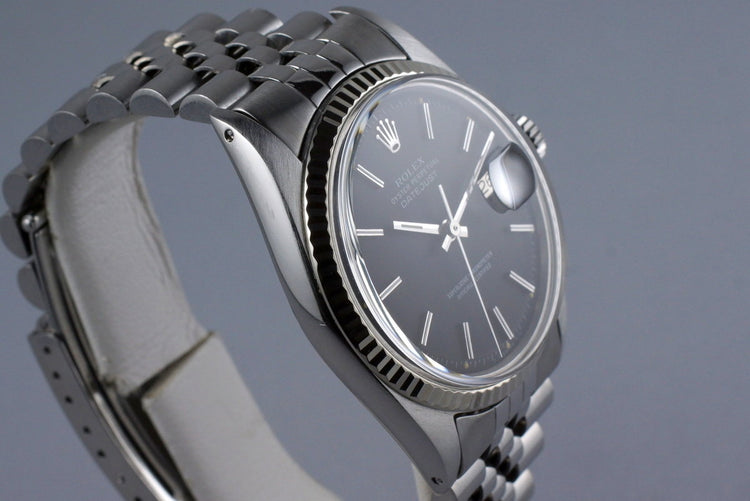 1969 Rolex DateJust 1601 Matte Black Sigma Dial