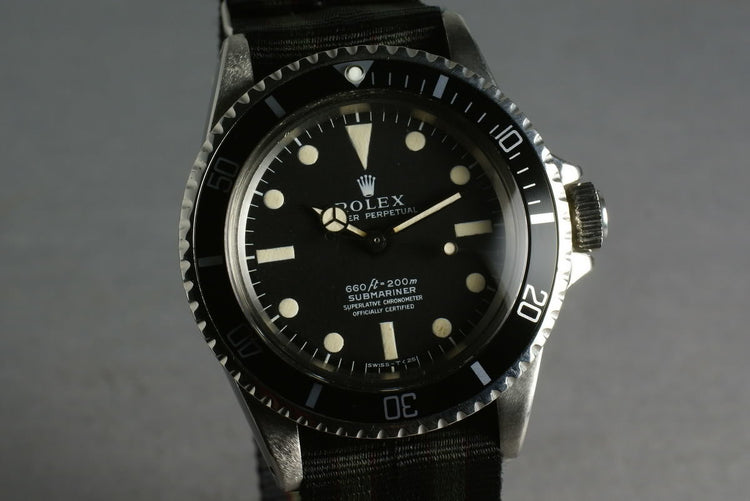 Rolex Submariner 5512 with Box, Papers, tags, etc.