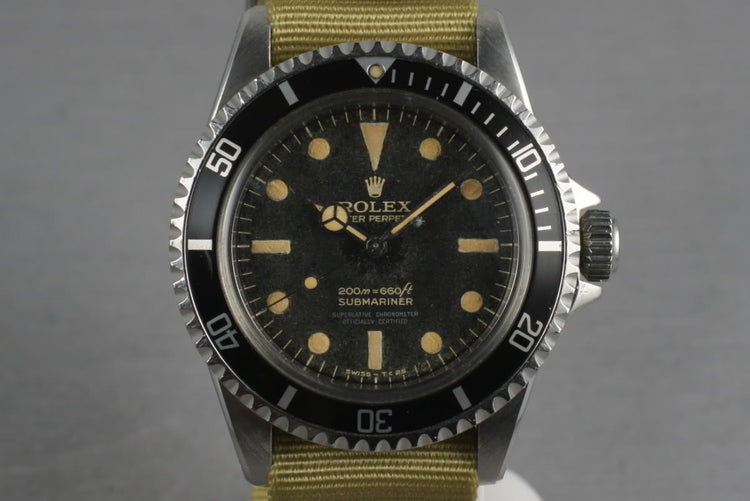 1963 Rolex Submariner 5512 PCG with 4 line gilt non chapter ring dial