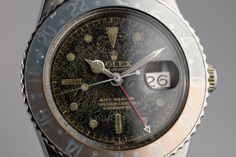 1959 Rolex GMT-Master 6542 "Spider Cracked" Gilt Dial