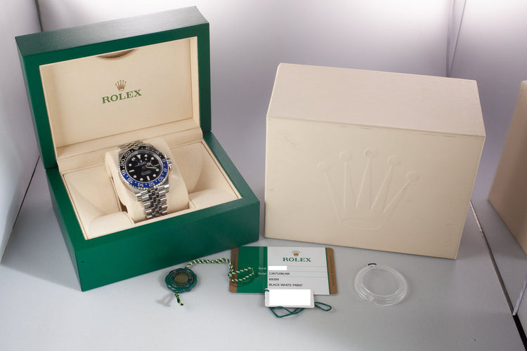 2019 Rolex GMT-Master II 126710 BLNR "Batman" with Box and Papers