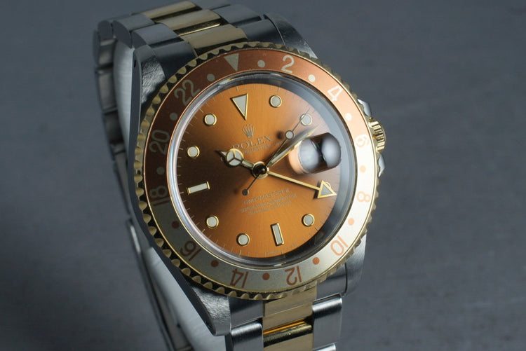 1991 Rolex 18K/SS Root Beer GMT-Master II 16713