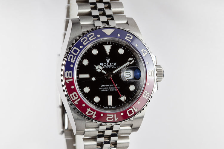 2018 Rolex Ceramic GMT-Master II 126710BLRO with Box and Papers