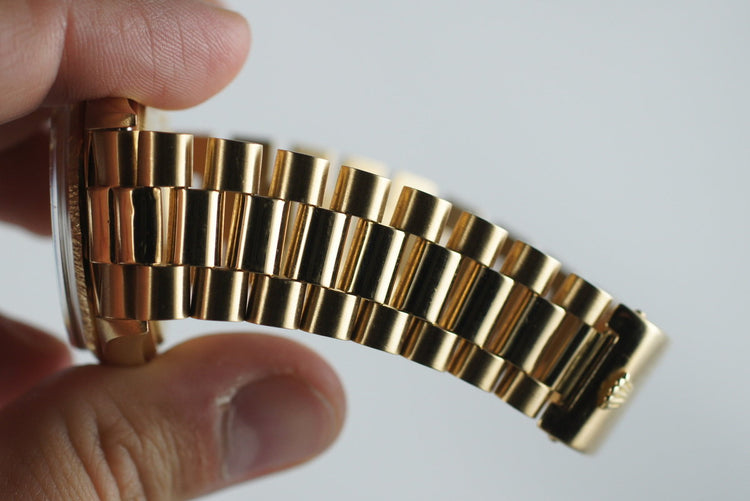 1969 Rolex YG DateJust 1607 with Box and Papers