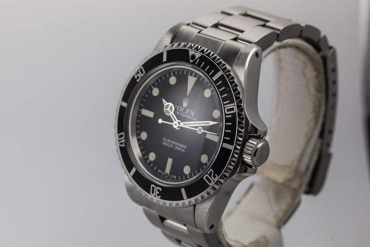 1983 Rolex Submariner 5513 with Mark V Maxi Dial