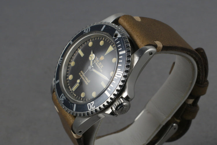 1966 Rolex Submariner 5513 with Gilt Bart Simpson Dial