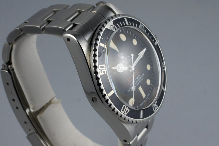 1975 Rolex Double Red Sea Dweller 1665 Mark IV Dial