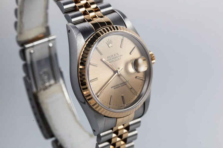 1991 Rolex Two Tone DateJust 16233 with Box and Papers