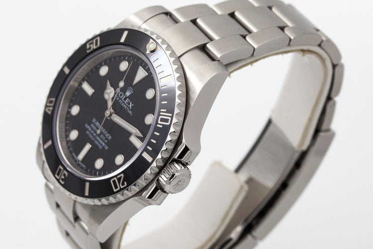 2013 Rolex Submariner 114060 with Box and Papers