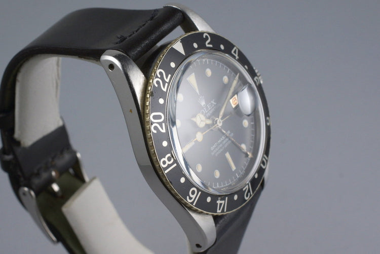 1957 Rolex GMT 6542 Matte Chapter Ring Service Dial