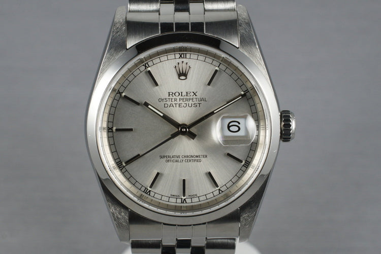 2002 Rolex Datejust 16200 with Box and Papers