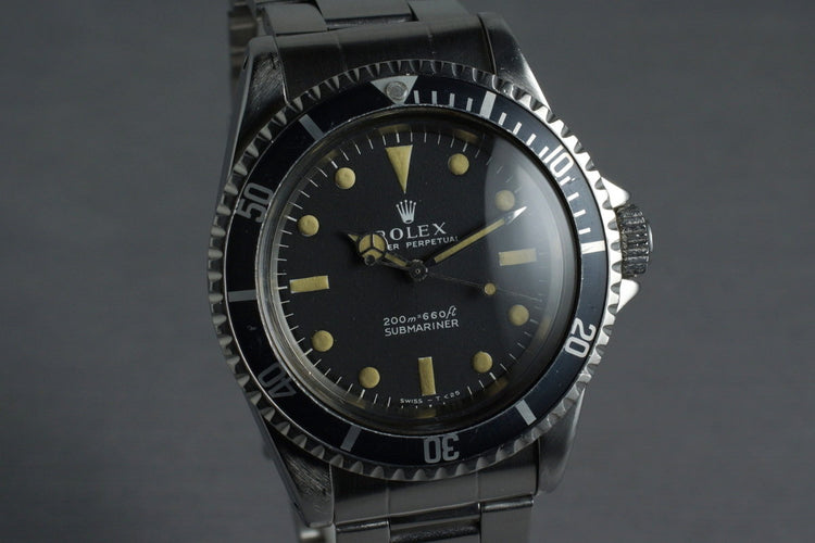 1967 Rolex Submariner 5513 Meters First Dial