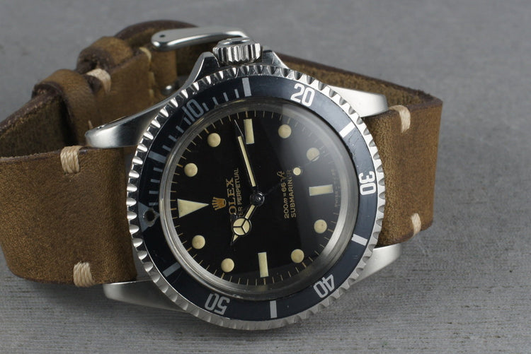 1966 Rolex Submariner 5513 with Gilt Bart Simpson Dial