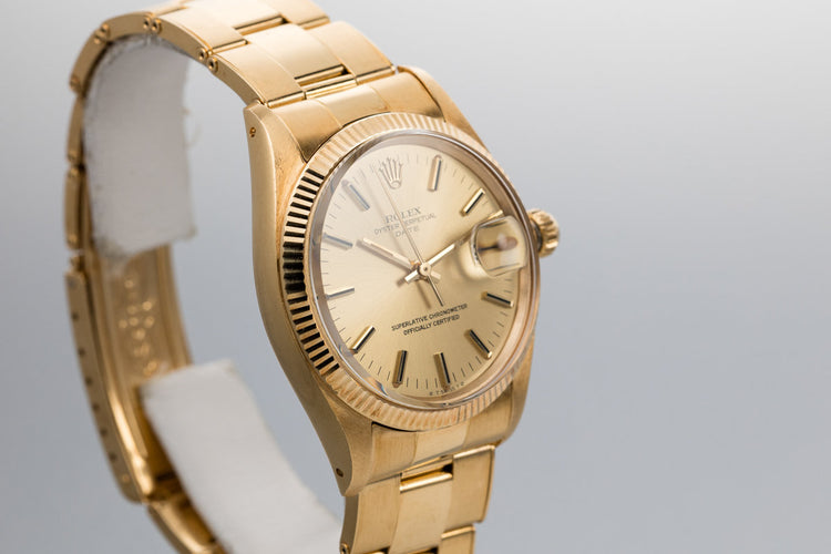 1971 Rolex 18K Date 1503