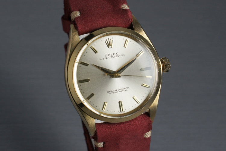 1961 Rolex 14K Oyster Perpetual 1002