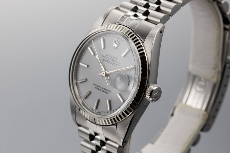 1972 Rolex DateJust 1601 with White Dial