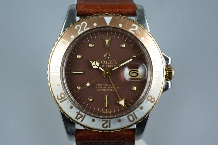 1972 Rolex Two Tone GMT 1675 with Root Beer Dial