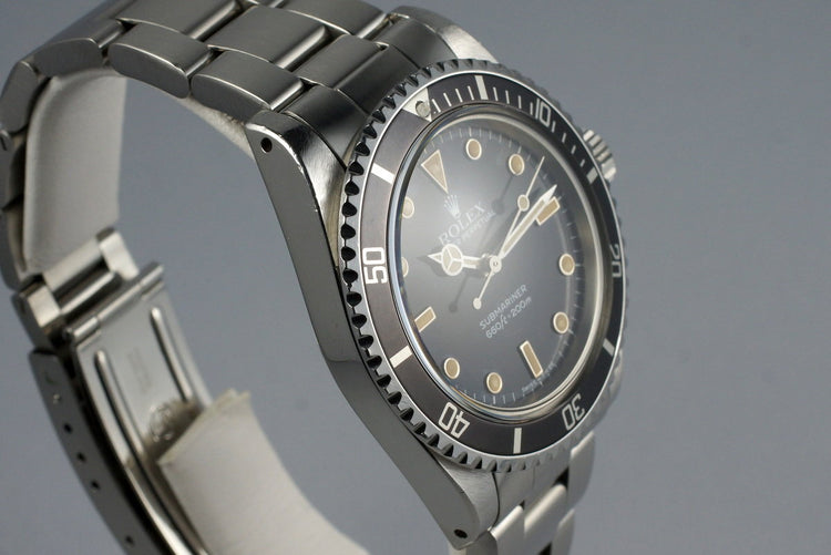 1985 Rolex Submariner 5513 with Box and Papers