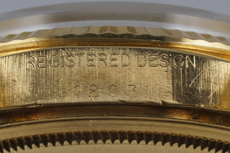 1975 Rolex YG Day-Date 1803 Champagne Dial with Box and Papers