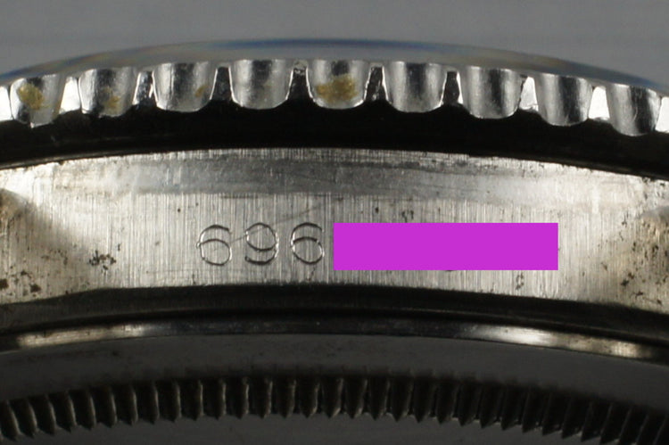 1961 Rolex GMT 1675 PCG with Glossy Gilt Chapter Exclamation Ring Dial