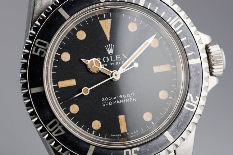 1966 Rolex Submariner 5513 with Meters First Dial