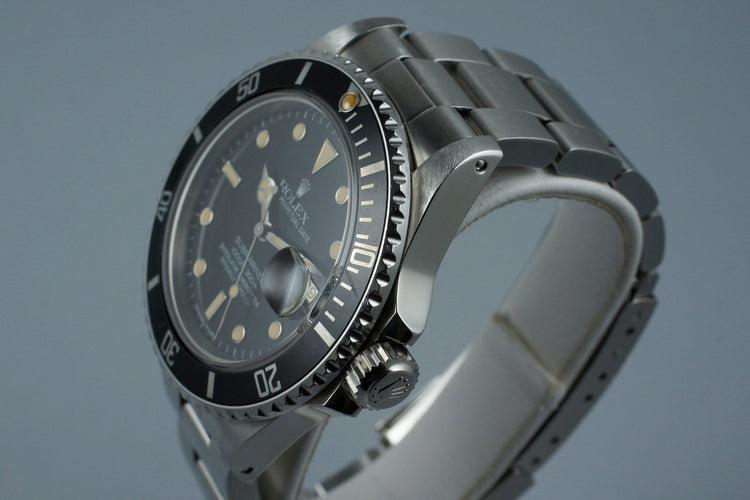 1985 Rolex Submariner 16800