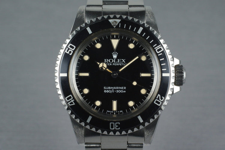 1985 Rolex Submariner 5513
