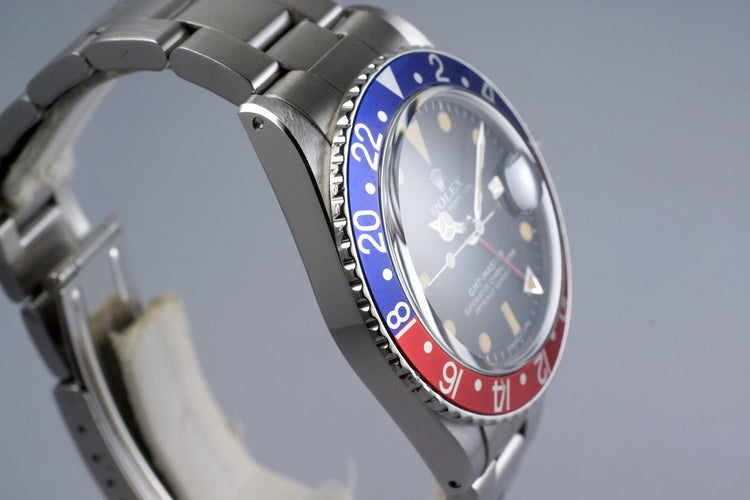1978 Rolex GMT 1675 with RSC Papers