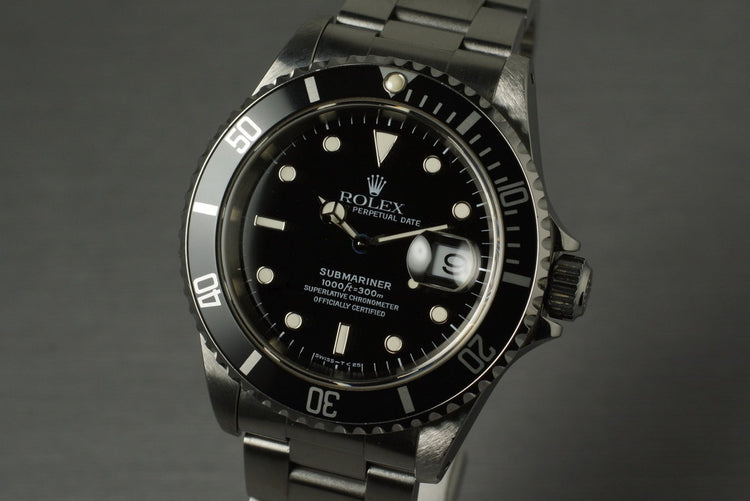 1997 Rolex Submariner 16610