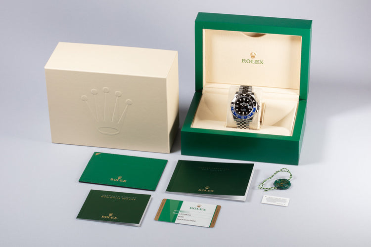 2020 Rolex GMT-Master II 126710BLNR "Batman" with Box and Card