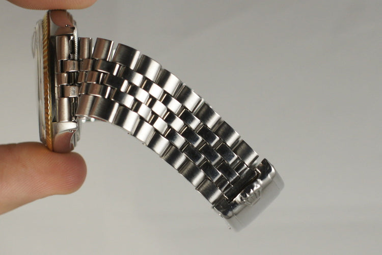 1964 Rolex Two Tone DateJust 1601 Silver Dial