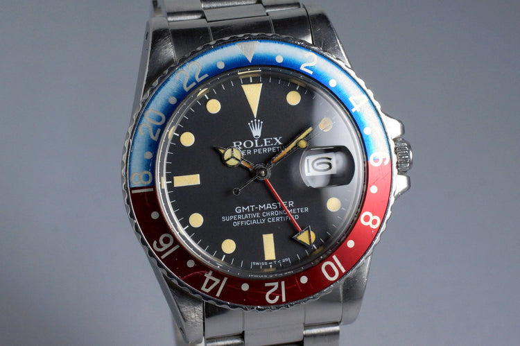 1981 Rolex GMT 16750 Matte Dial