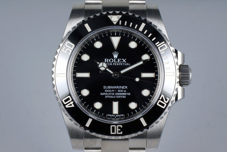 2016 Rolex Submariner 114060