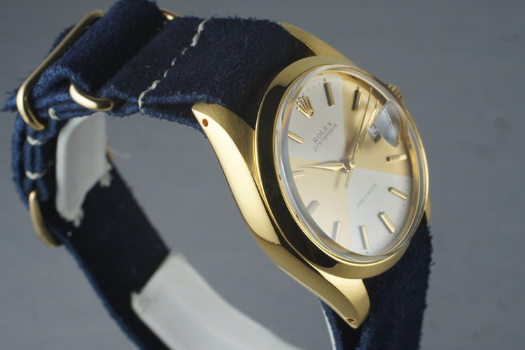 1980 Rolex Gold Plated OysterDate 6694