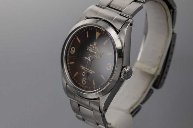 1966 Rolex Explorer I 1016 with Tropical Gilt Dial