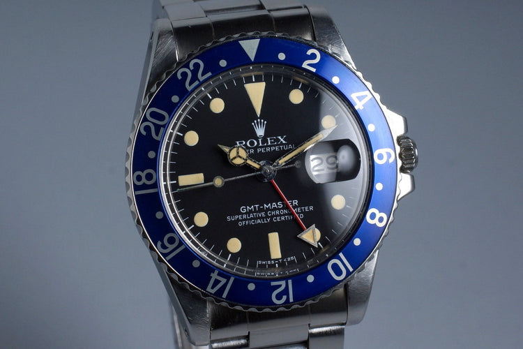 1978 Rolex GMT 1675 Blueberry